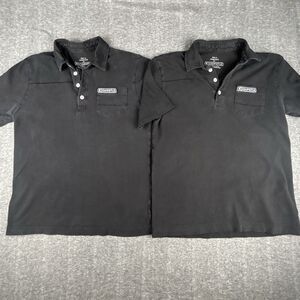 Chipotle Polo Shirt Mens Medium Bundle Lot of 2 Employee Uniform Work Wear